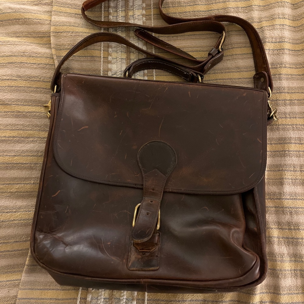 Leather briefcase